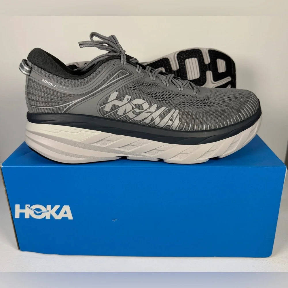 Size 10.5 - Hoka One One Bondi 7 Wild Dove - Picture 1 of 8